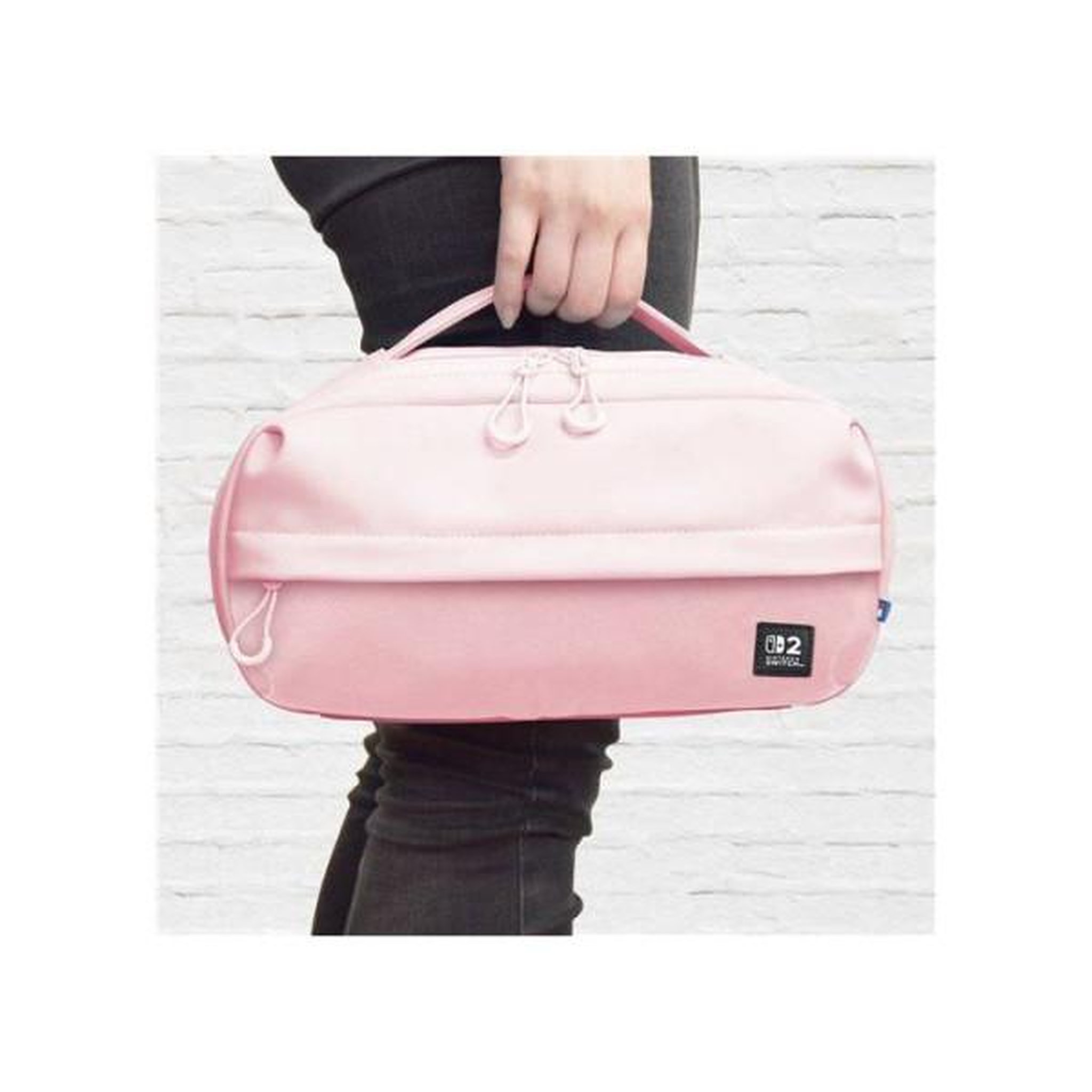 Voir la diapositive 5 : HORI Sac adventure - nintendo switch 2 - hori - rangement console et accessoires - rose cozy pink