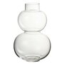 Paris Prix Vase Design en Verre  Boule  28cm Transparent