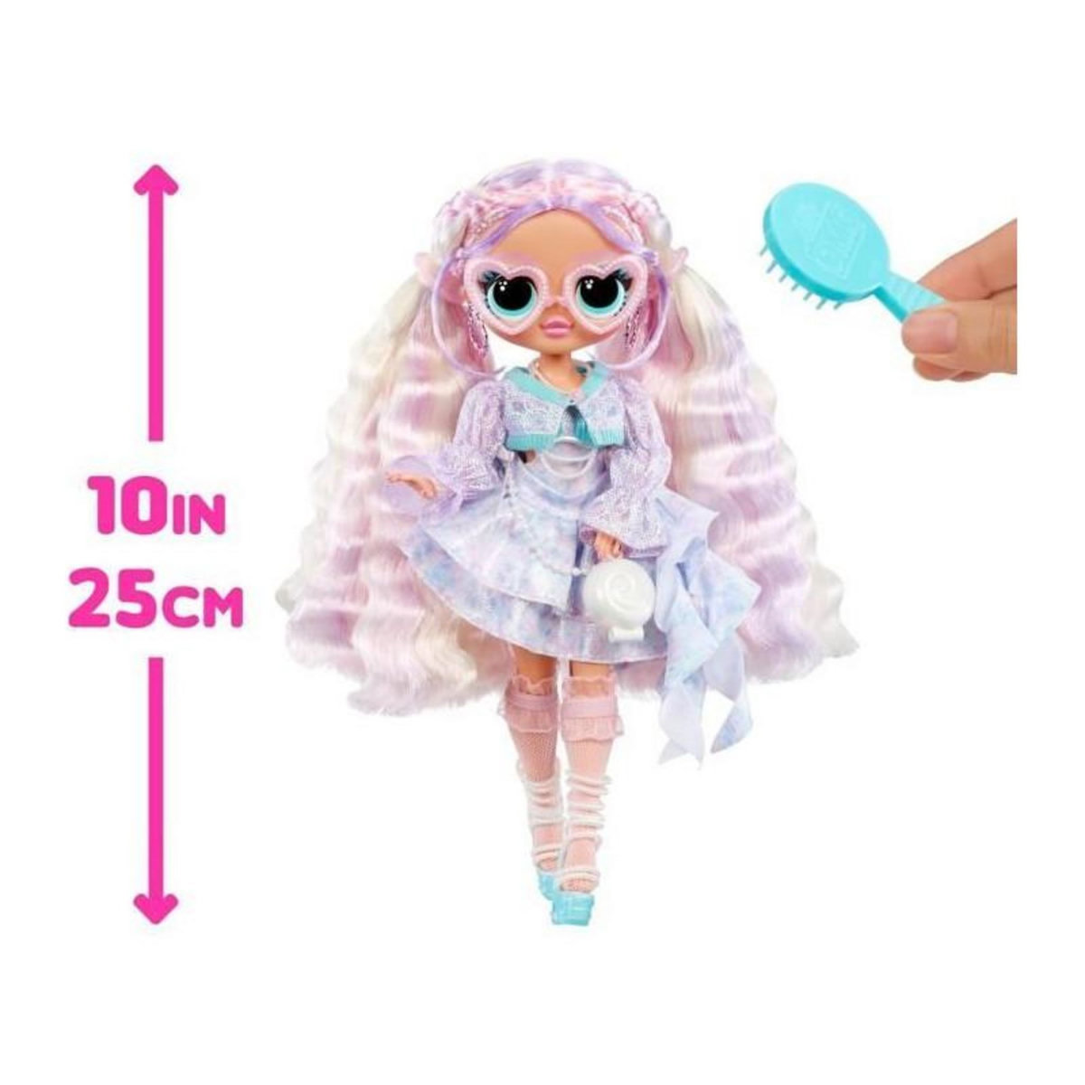 L.O.L. SURPRISE! L.O.L. Surprise OMG - Poupée mannequin - Pearl - Poupée 24 cm et accessoires - Des 3ans