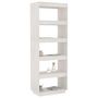 Voir la diapositive 4 : VIDAXL Bibliotheque/Separateur de piece Blanc 60x35x167 cm Pin massif