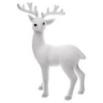 ATMOSPHERA Renne Debout Déco  Manteau  47cm Blanc