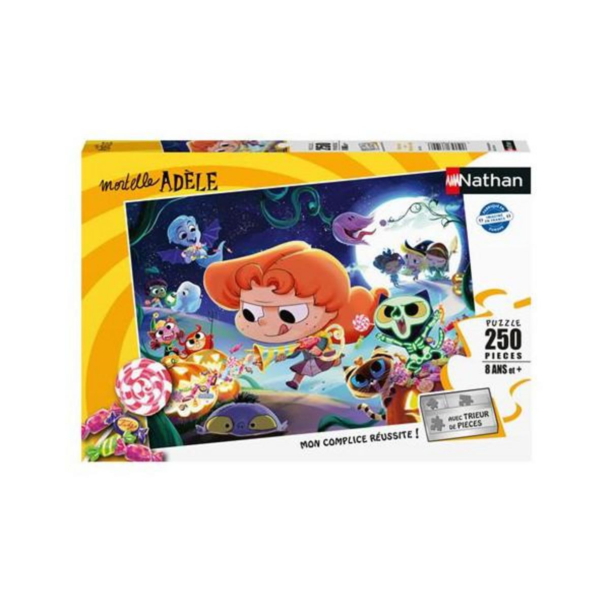 Nathan Puzzle Nathan Halloween avec Mortelle Adèle 250 pièces