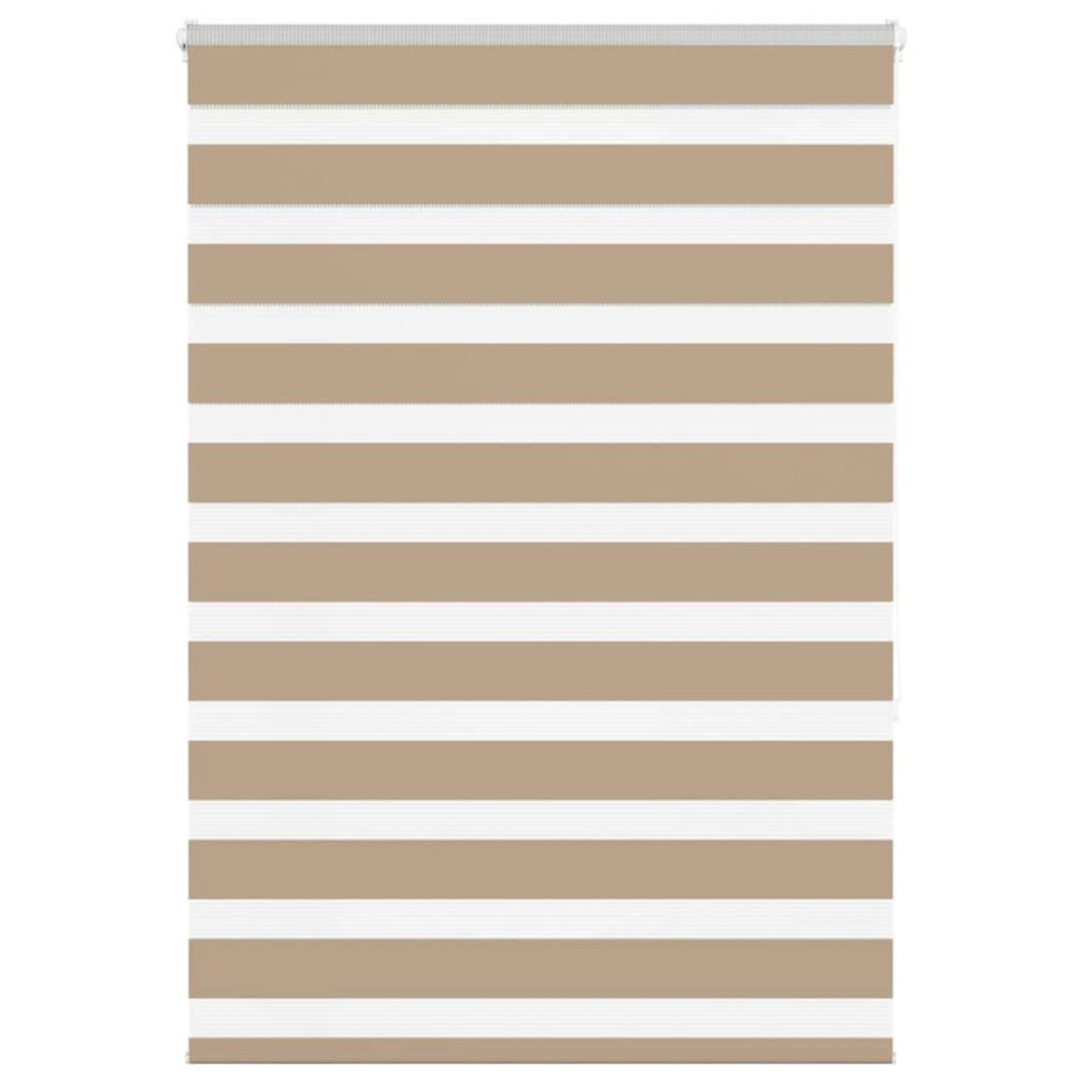 VIDAXL Store zebre marron sable largeur du tissu 90,9 cm polyester