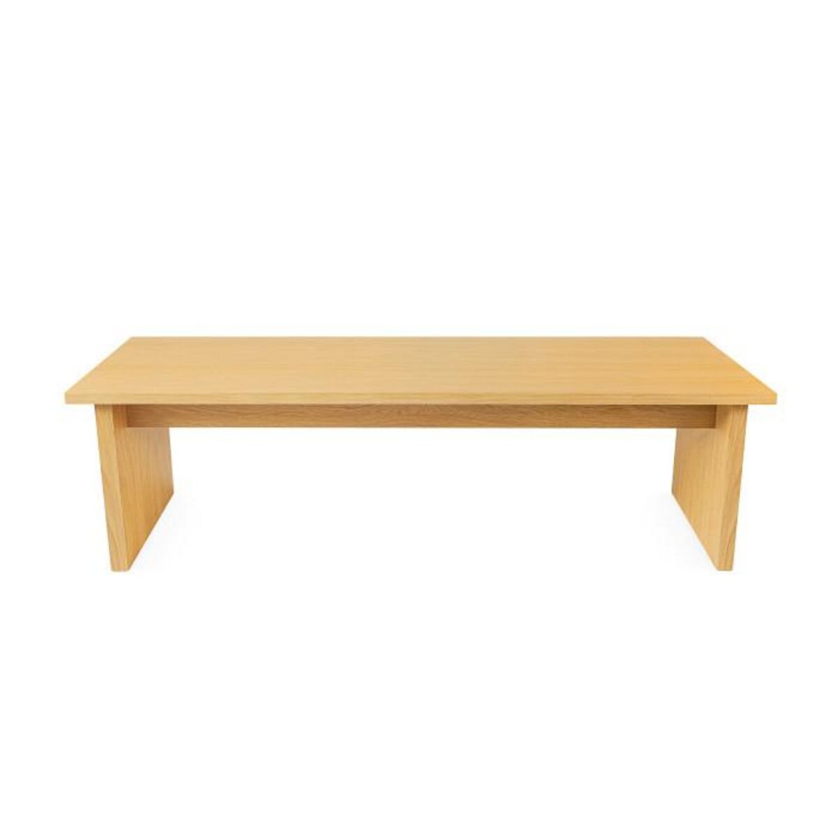 Paris Prix Table Basse Design en Bois  Stripe  120cm Naturel
