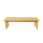 Voir la diapositive 3 : Paris Prix Table Basse Design en Bois  Stripe  120cm Naturel