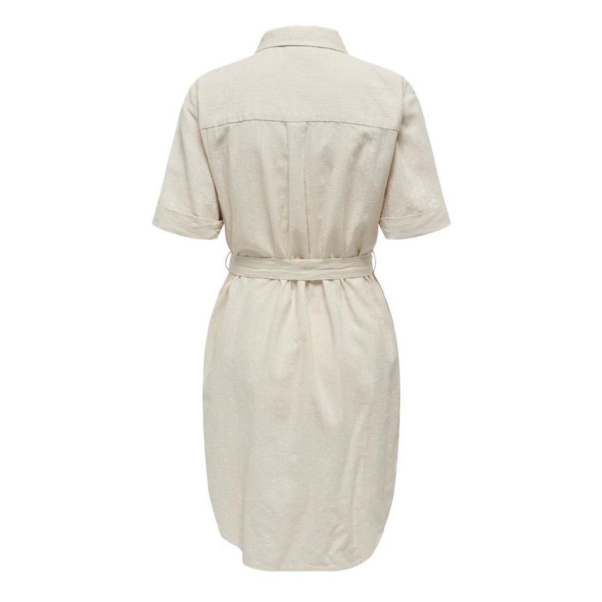 JACQUELINE DE YONG Robe Écru Femme JDY Shirt Dress