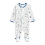 Petit Béguin Pyjama bébé en velours Dune Valley. Coloris disponibles : Beige