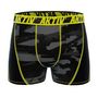 Voir la diapositive 3 : FREEGUN Lot de 4 Boxers homme Aktiv Sport Fluo surpiqûres colorées