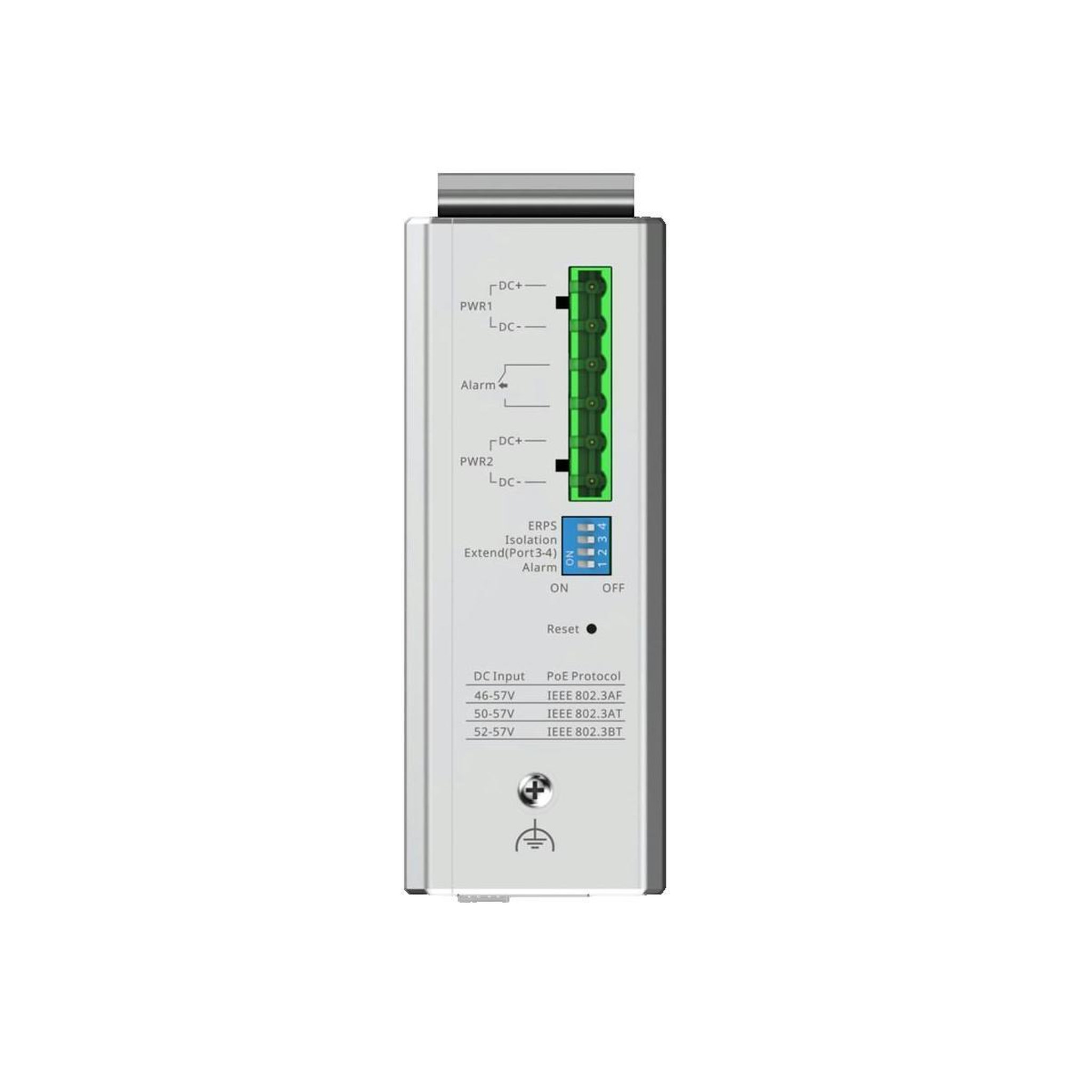 Voir la diapositive 2 : TP-LINK Commutateur Industriel TP-Link Ruijie Reyee RG-NIS2100-4GT2SFP-HP 6 ports avec PoE et protection IP40