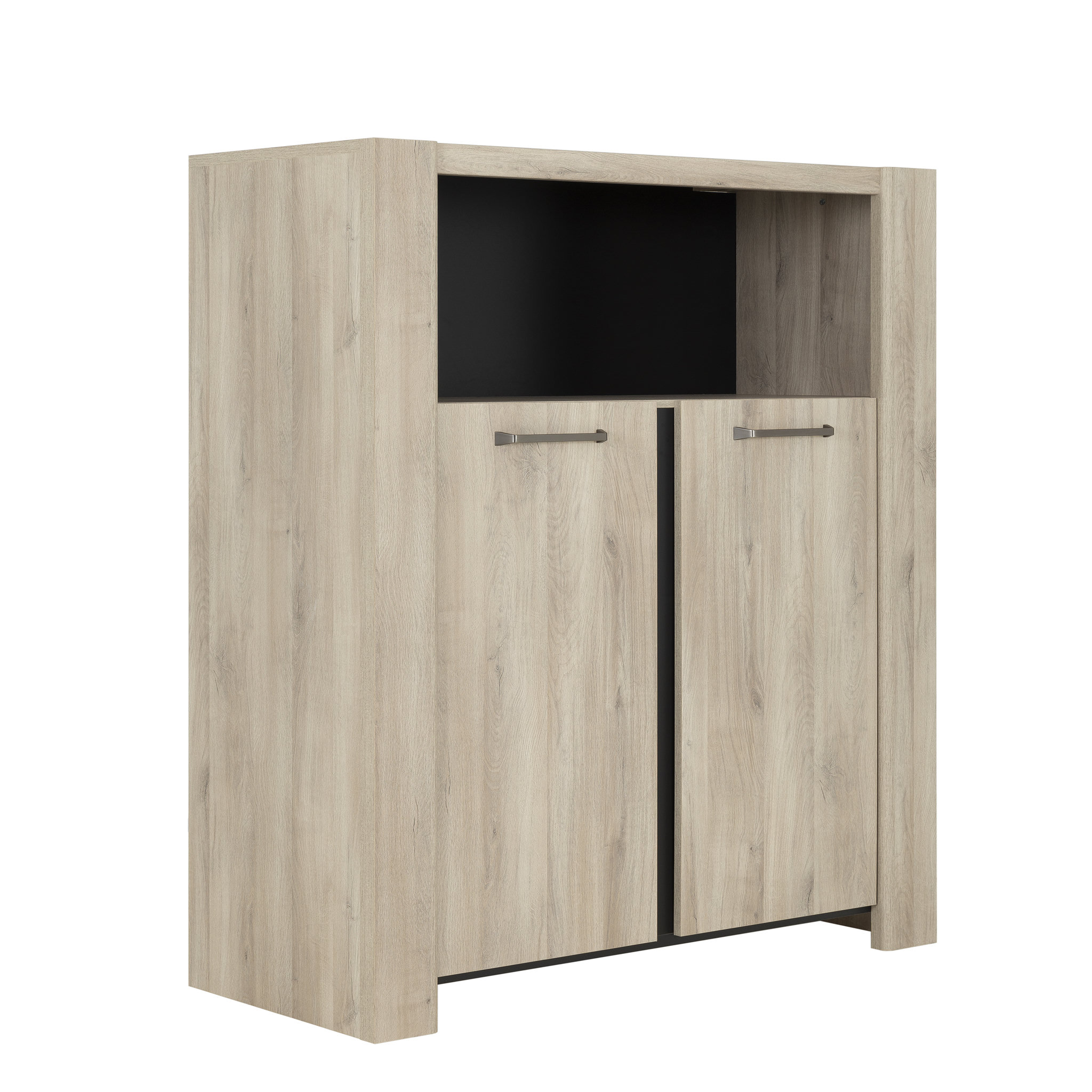 Voir la diapositive 1 : Vaisselier 2 portes  L114xH172xP49cm ROBIN