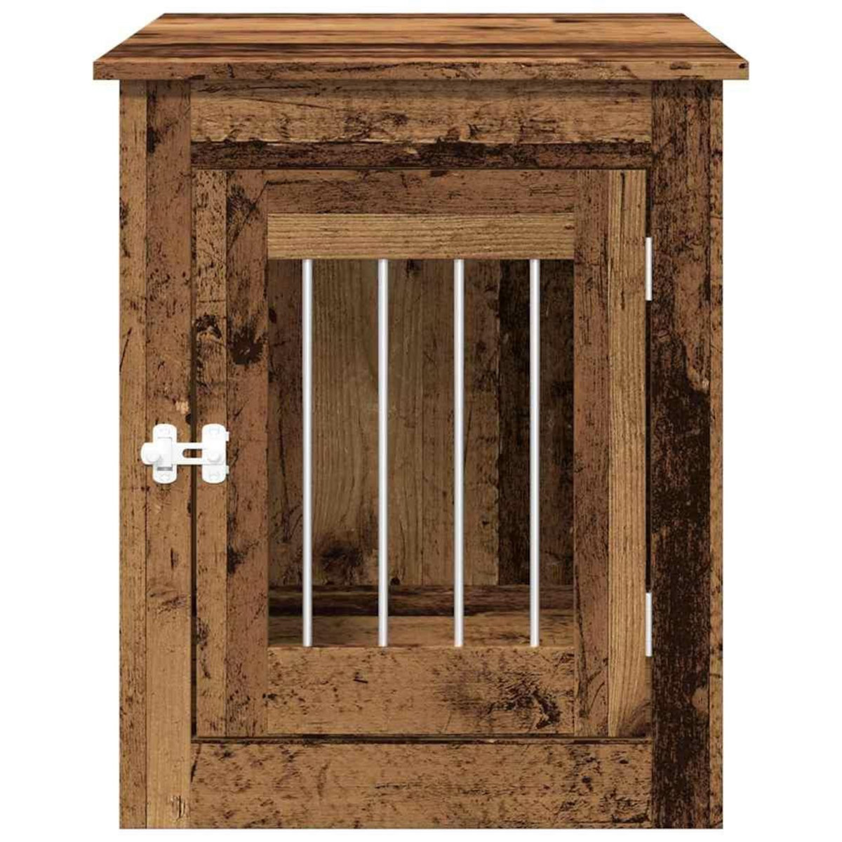 VIDAXL Meuble de cage chiens vieux bois 55x75x65 cm bois d'ingenierie