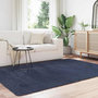 Voir la diapositive 3 : VIDAXL Tapis shaggy a poils longs NAVARRA bleu marine 160x230 cm