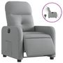 Voir la diapositive 2 : VIDAXL Fauteuil inclinable electrique Gris clair Tissu