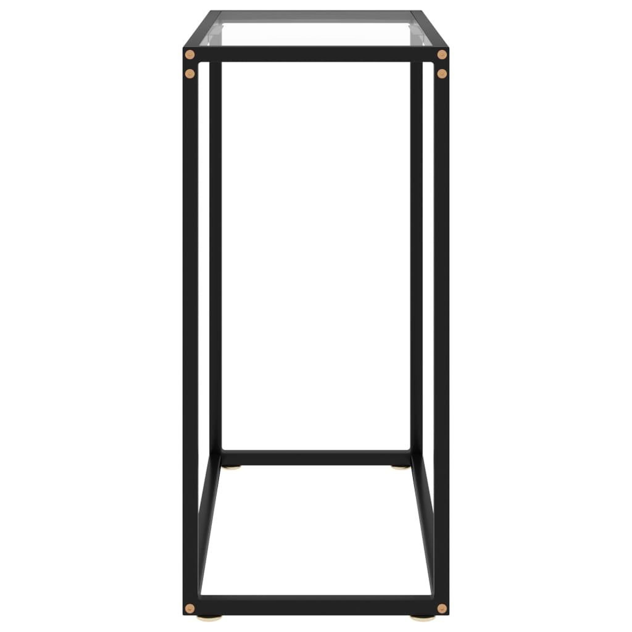 Voir la diapositive 3 : VIDAXL Table console Transparent 60x35x75 cm Verre trempe