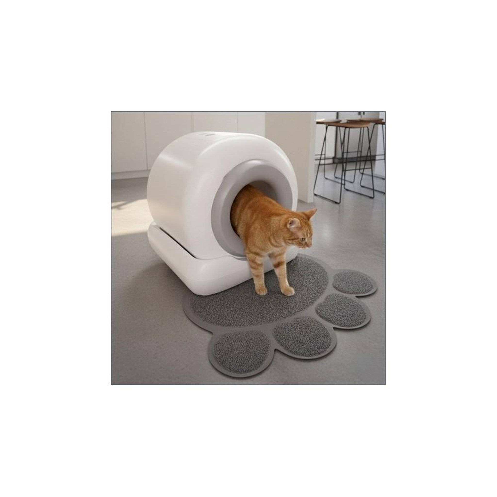 Voir la diapositive 3 : MON AMI LUKI Maison toilette automatique potes & pattes pour chat