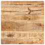 Voir la diapositive 3 : VIDAXL Table de bar Carree 50x50x110 cm Bois de manguier brut