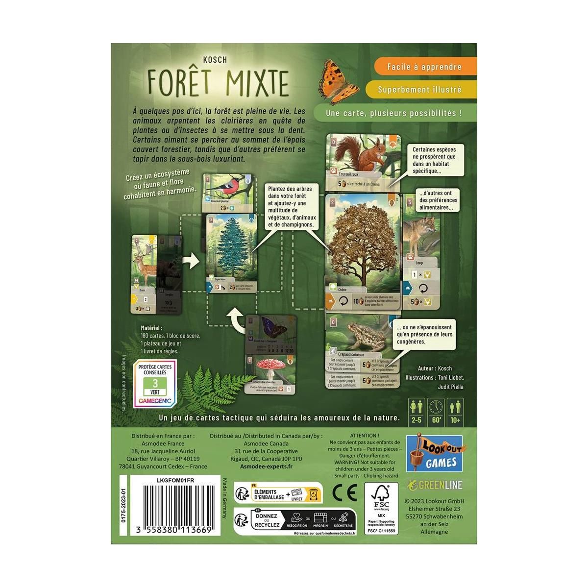 Asmodee Foret mixte - Jeu de societe