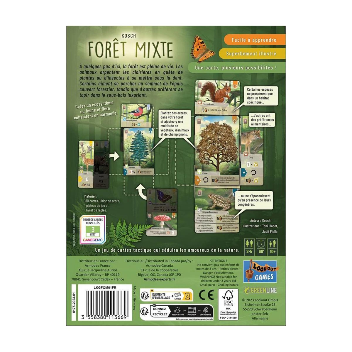 Asmodee Foret mixte - Jeu de societe