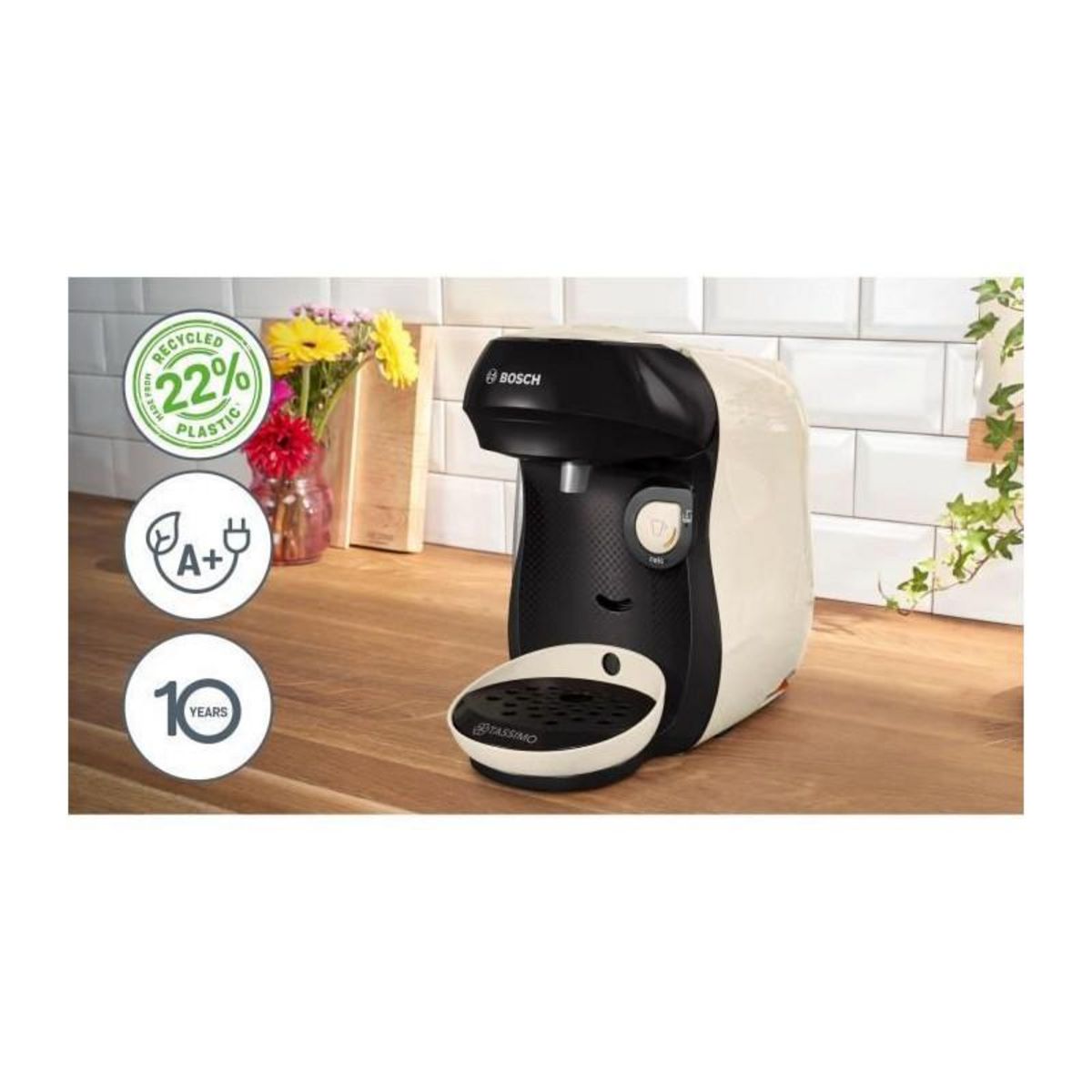 BOSCH Machine a café multi-boissons - BOSCH - TASSIMO - T10 Happy vanille - 1400 W