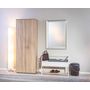 Voir la diapositive 9 : Armoire de rangement multifonctions 2 portes L70cm VISCONTI
