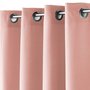 Voir la diapositive 2 : Paris Prix Rideau à Œillets  Essentiel  140x280cm Rose Poudré