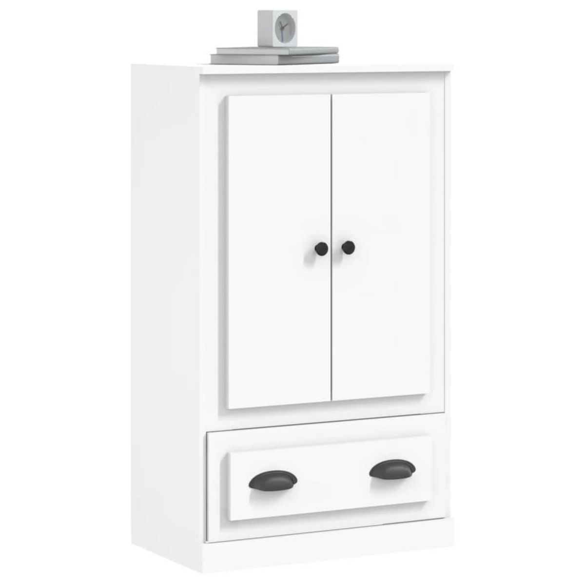 VIDAXL Buffet haut blanc 60x35,5x103,5 cm bois d'ingenierie