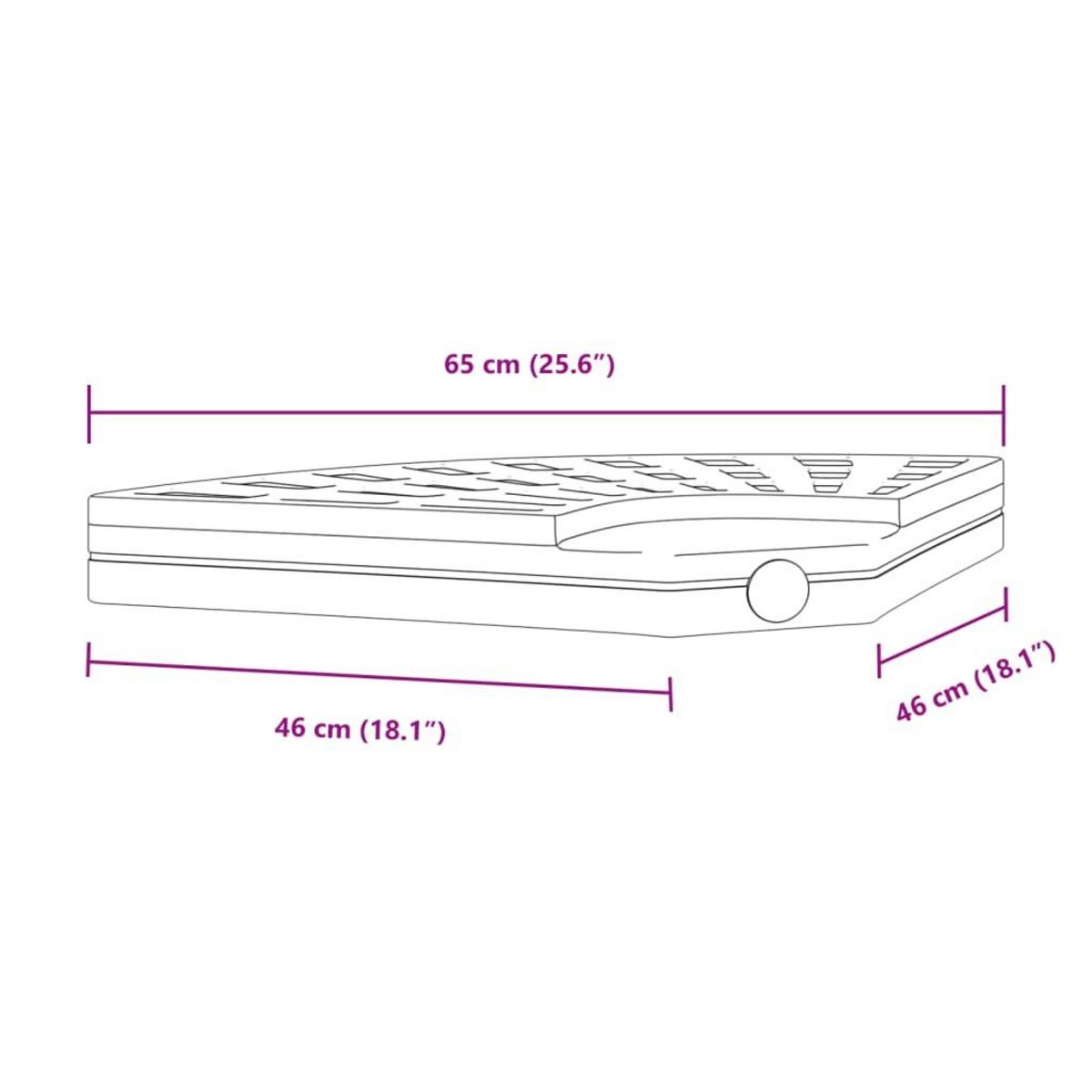 VIDAXL Poids de base de parasol et poignee pour parasols a pied croise