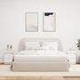 Voir la diapositive 3 : VIDAXL Tables de chevet avec lumieres LED 2 pcs blanc 35x39x55 cm