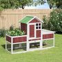Voir la diapositive 1 : VIDAXL Clapier moka 170x63x113 cm bois de pin massif