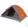Voir la diapositive 4 : VIDAXL Tente de camping a dome 3 personnes orange impermeable