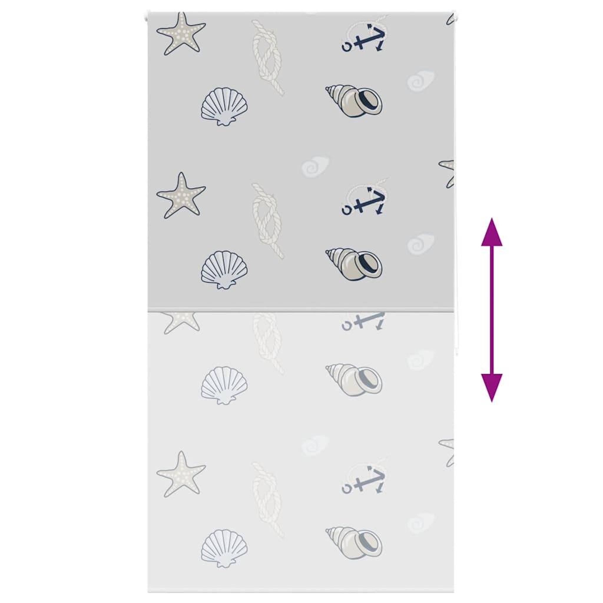 Voir la diapositive 5 : VIDAXL Store enrouleur de douche 130x240 cm largeur du tissu 126 cm