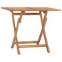 Voir la diapositive 1 : VIDAXL Table a dîner pliable de jardin 90x60x75 cm Bois de teck solide