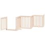 Voir la diapositive 4 : VIDAXL Barriere pour chien porte pliable 15 panneaux bois de peuplier