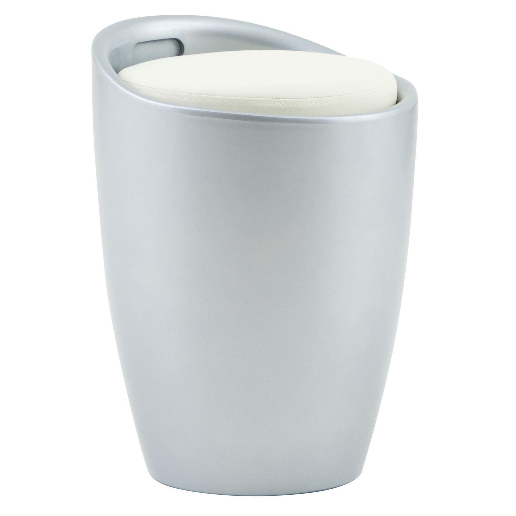 Voir la diapositive 1 : IDIMEX Tabouret coffre de rangement daniel