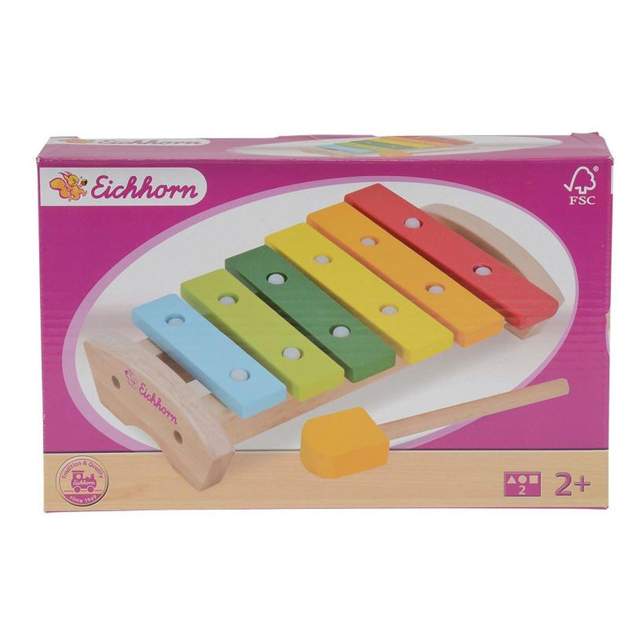 Voir la diapositive 2 : Eichhorn Eichhorn Wooden Xylophone