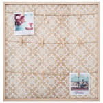 ATMOSPHERA Porte photos corde effet bois Ethnique