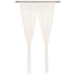 VIDAXL Rideau en macrame 140x240 cm Coton