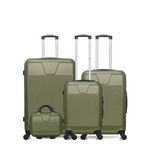 WAVE PARIS WAVE PARIS - Set de 4 Valises SELENGA-C. Coloris disponibles : Bleu, Rose, Noir, Gris, Beige