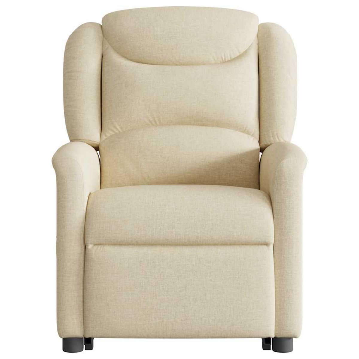 VIDAXL Fauteuil inclinable Creme Tissu