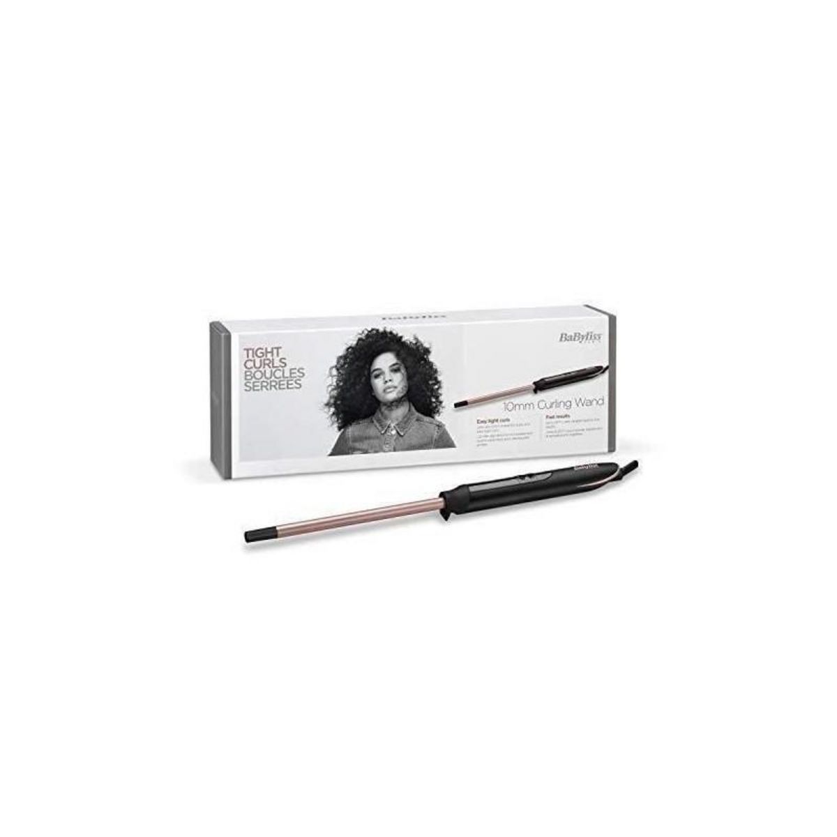 BABYLISS BABYLISS C449E BOUCLEUR MANUEL/Rose Quartz Tight Curls Wand
