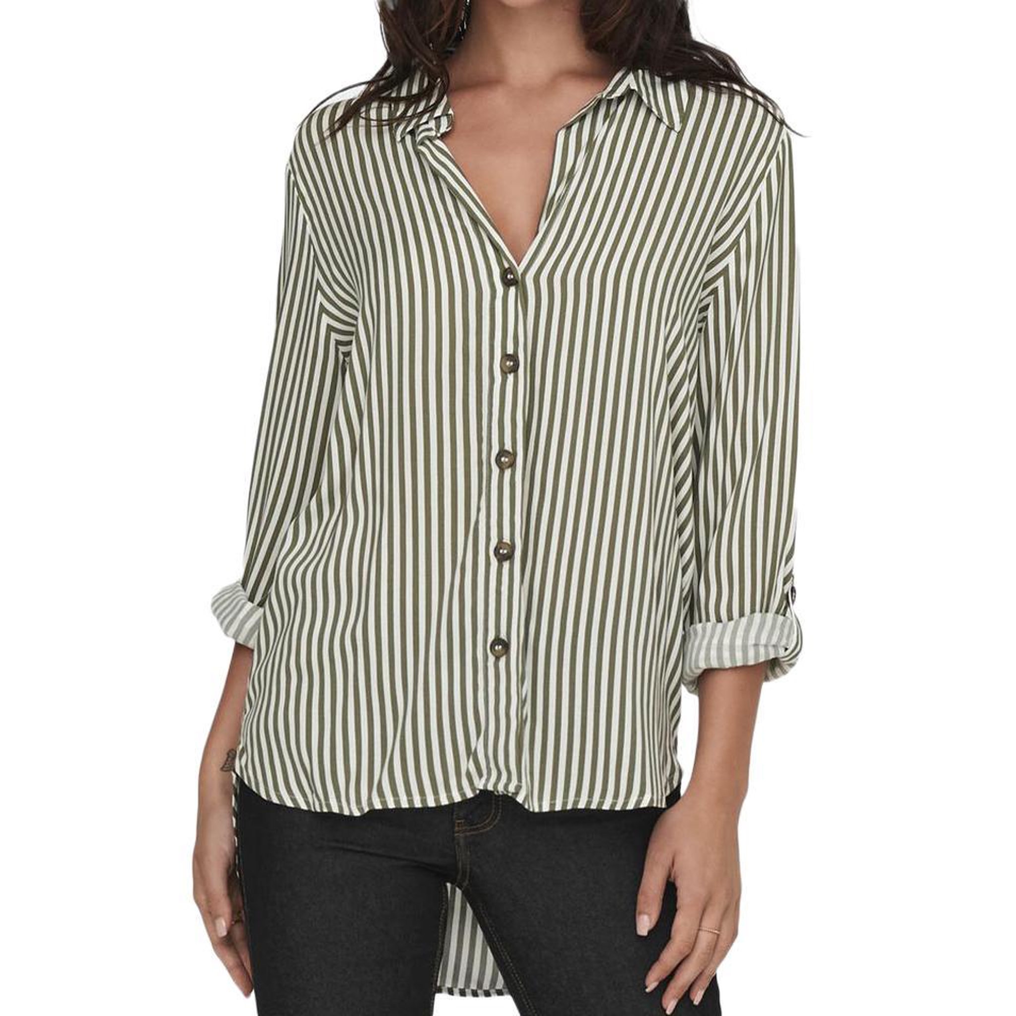 JACQUELINE DE YONG Chemise à Rayures Blanc/ Femme JDY Laurel
