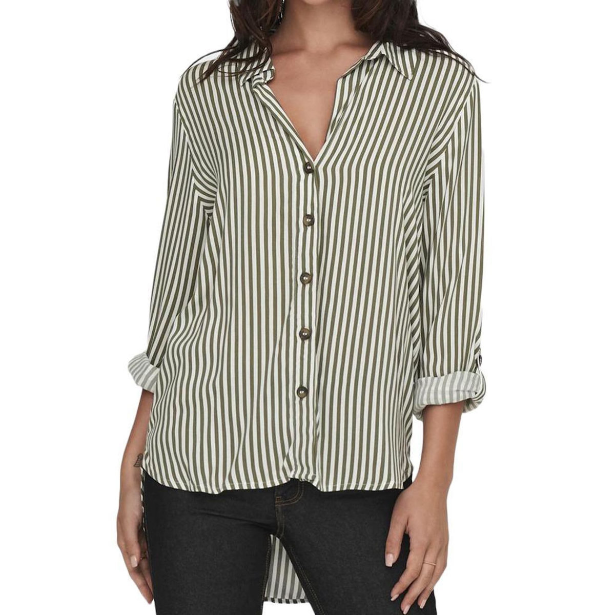 JACQUELINE DE YONG Chemise à Rayures Blanc/ Femme JDY Laurel