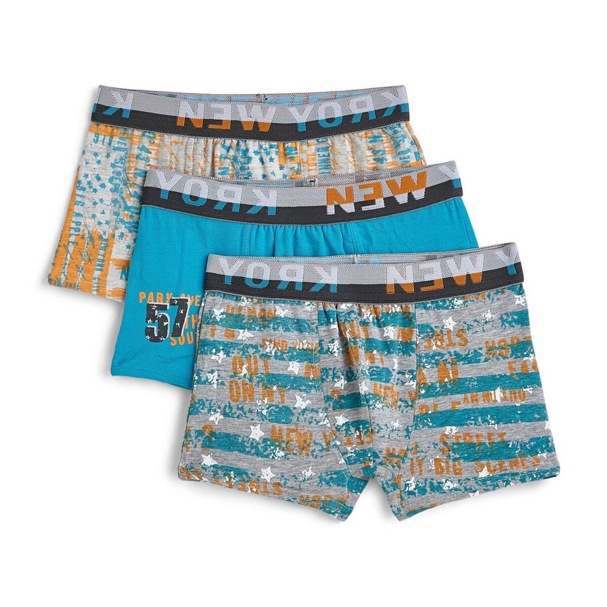 IN EXTENSO Lot de 3 boxers fantaisies garçon