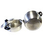 Voir la diapositive 4 : Kitchen move Couscoussier induction MEKNES Argent Aluminium Ø30cm 16L
