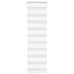 VIDAXL Store zebre blanc 50x150 cm largeur du tissu 45,9 cm polyester