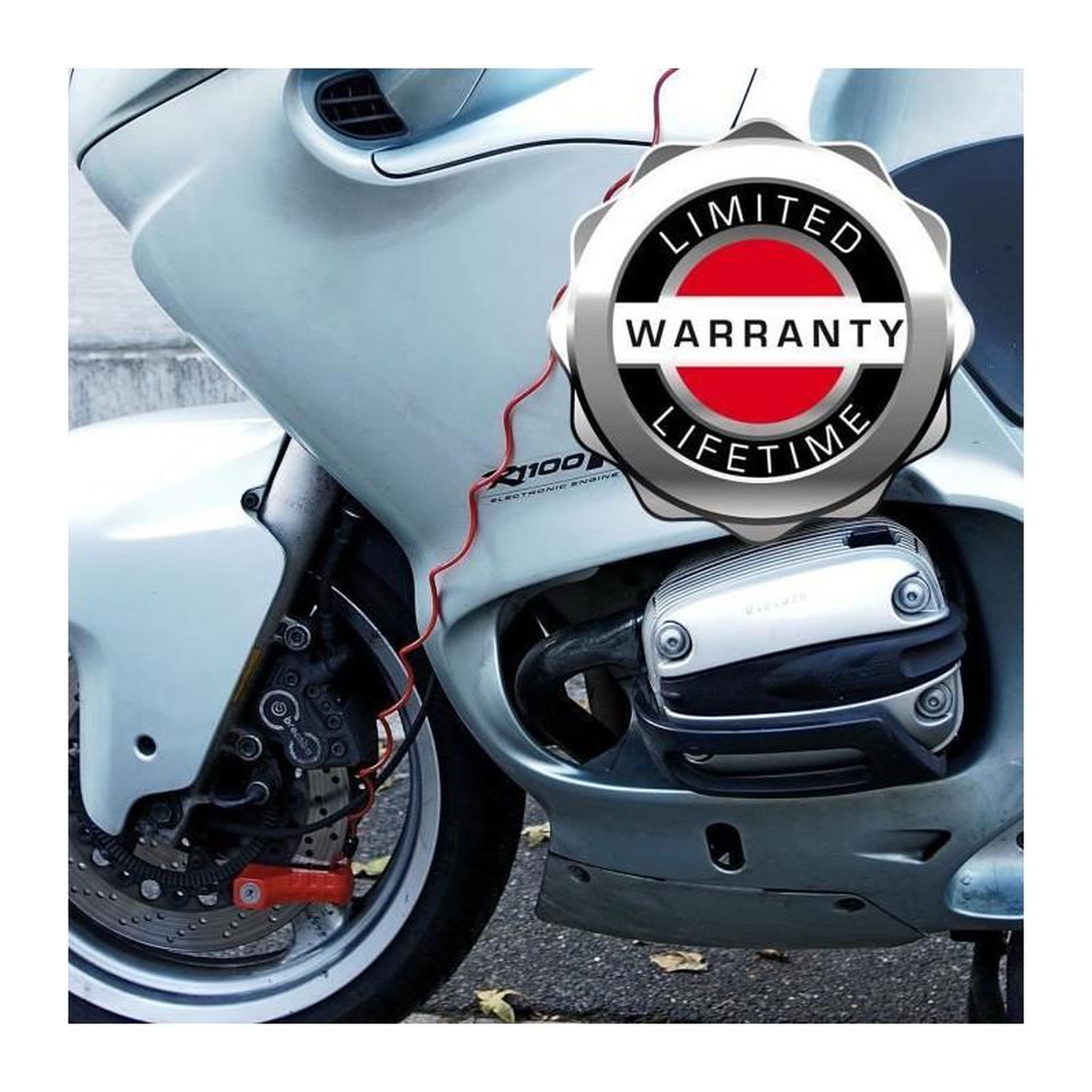 Master lock Antivol Moto Master Lock 8303EURDPS - Bloque Disque Rouge 80mm