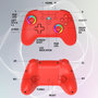 Voir la diapositive 4 : Subsonic Subsonic - Manette sans fil pour Switch / Switch oled, LED, vibrations et gyroscope - Rouge
