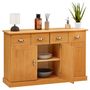 Voir la diapositive 5 : IDIMEX Buffet salon PARIS L116cm bois massif