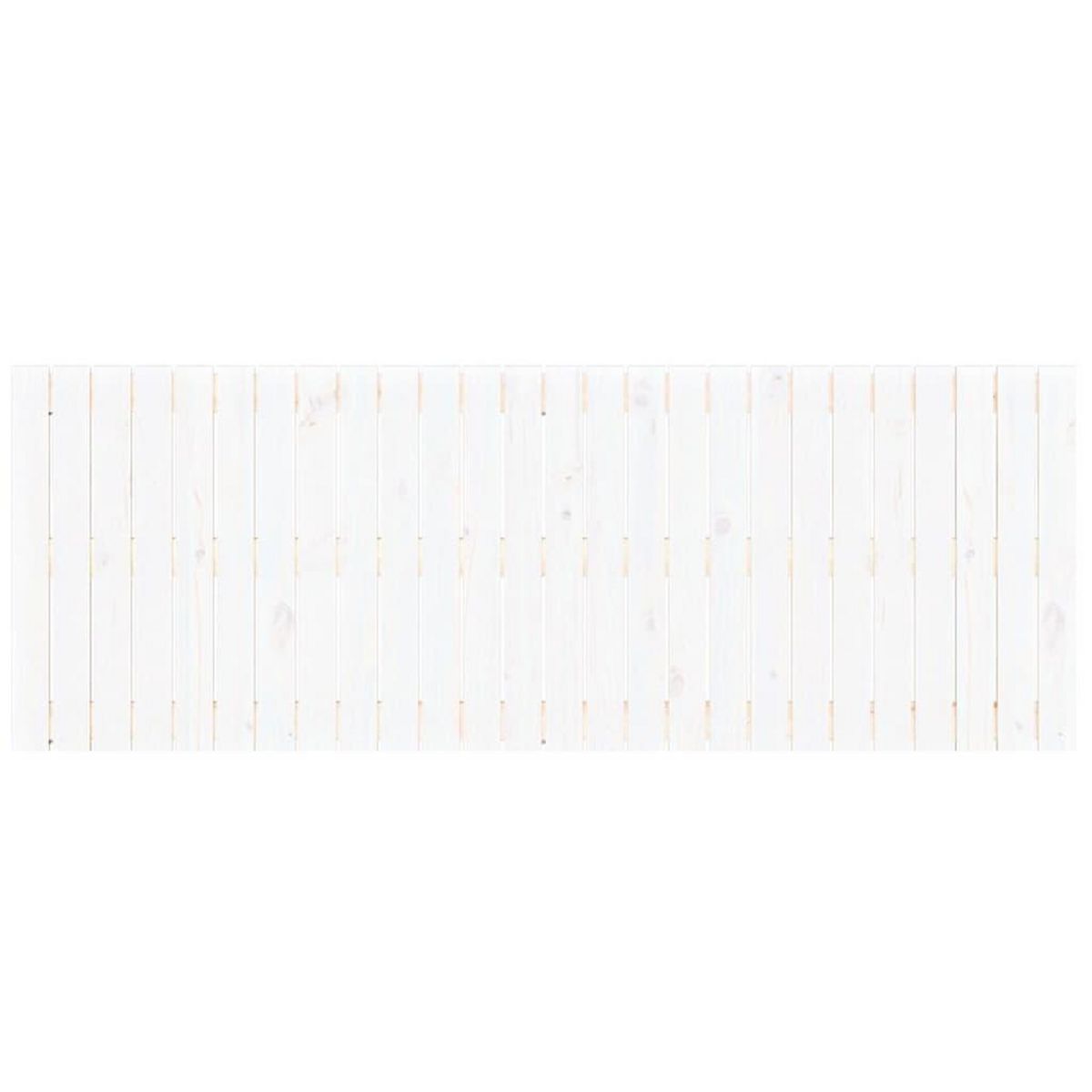 VIDAXL Tete de lit murale Blanc 166x3x60 cm Bois massif de pin