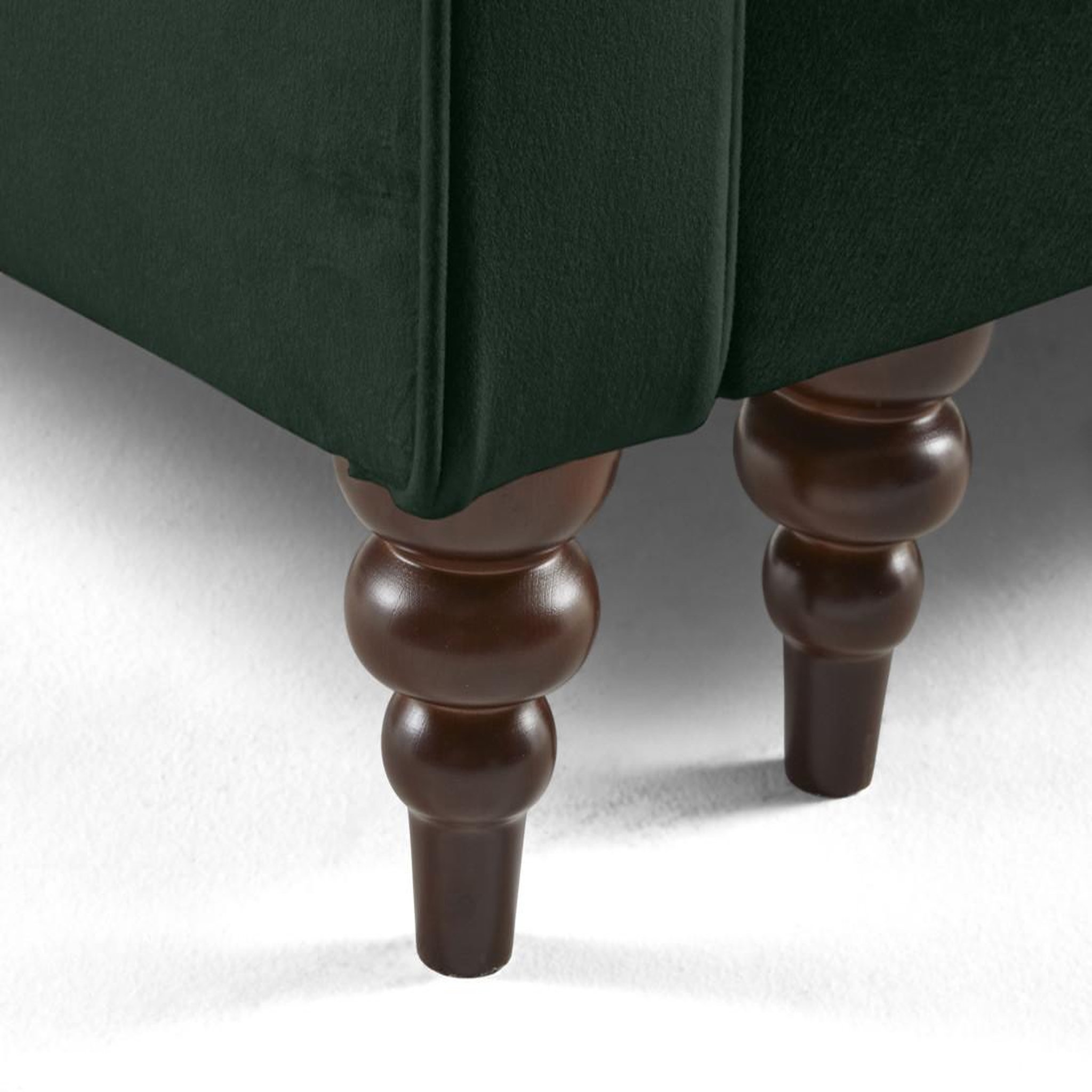 Voir la diapositive 5 : BEST MOBILIER Flamingo - canapé droit 3 places convertible en velours